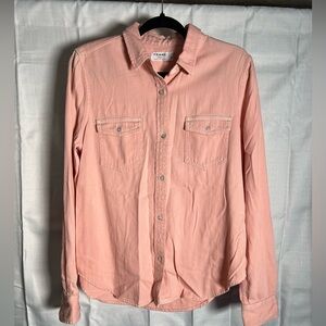 Frame Denim Tencel Blend Button Down Shirt- Medium‎